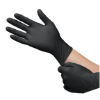 ShieldTech 6mil Black PF Nitrile Glove - (100 Gloves Per Box)